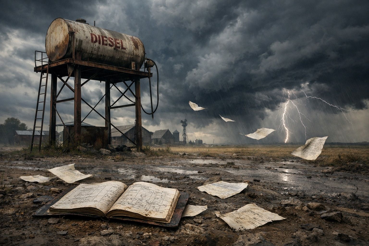 Fuel logs lost in the wind